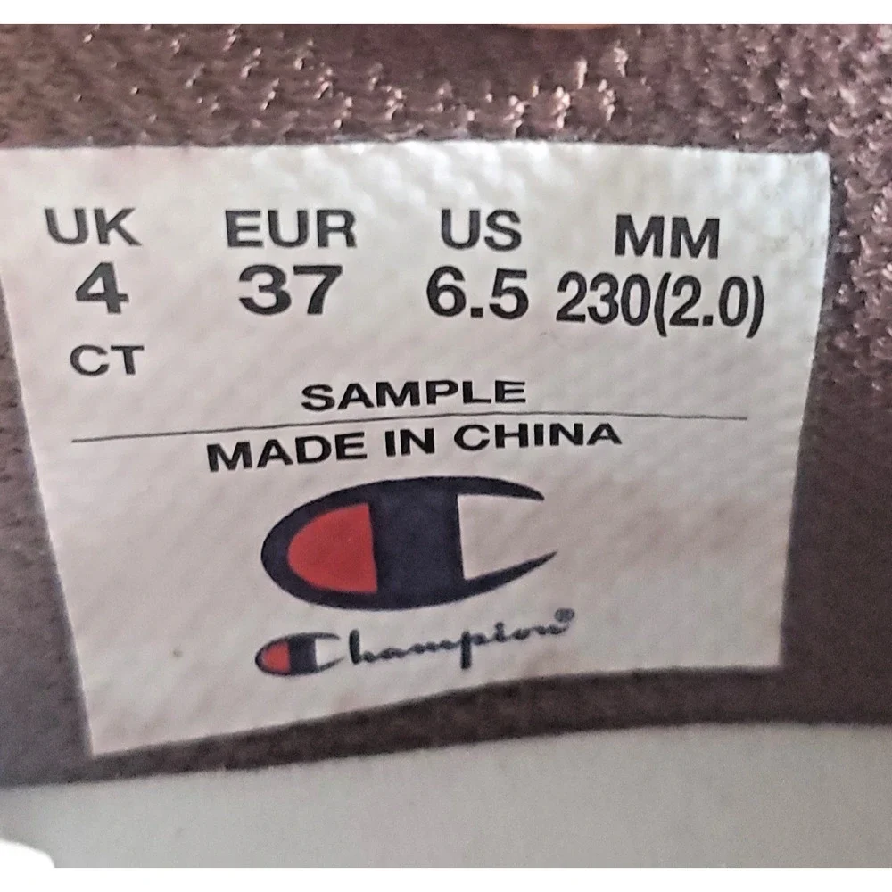 Champion x POP MART Molly Super Champion Sneakers Womens Size 6.5 Pink Brown NEW
